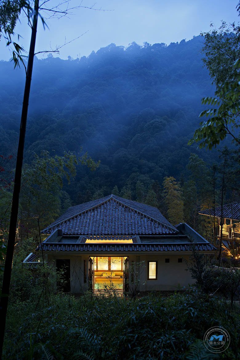 鄉(xiāng)村旅游民宿裝修設計夜景