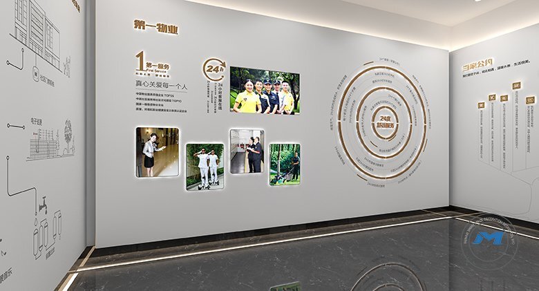 地產(chǎn)物業(yè)企業(yè)體驗(yàn)館裝修設(shè)計效果家人介紹